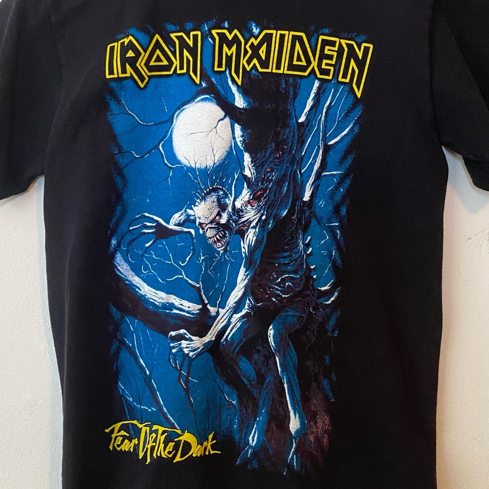 vintage Iron Maiden shirt fear of the dark